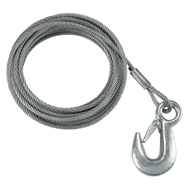 Fulton 3/16" x 25' Galvanized Winch Cable - 4,200 lbs. Breaking Strength [WC325 0100] - Rough Seas Marine