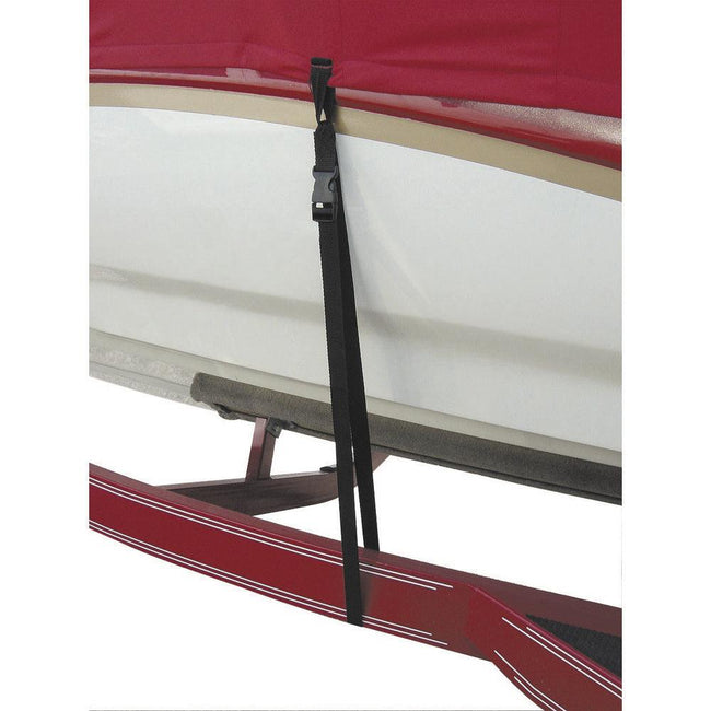 BoatBuckle Snap-Lock Boat Cover Tie-Downs - 1" x 4' - 6-Pack [F14264] - Rough Seas Marine