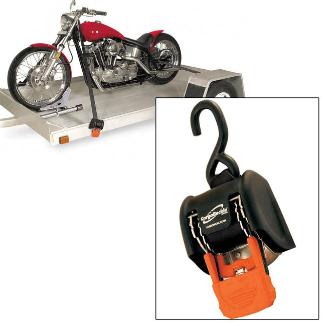 CargoBuckle G3 Retractable Ratchet Tie-Down - 2" x 72" - Pair [F18800] - Rough Seas Marine