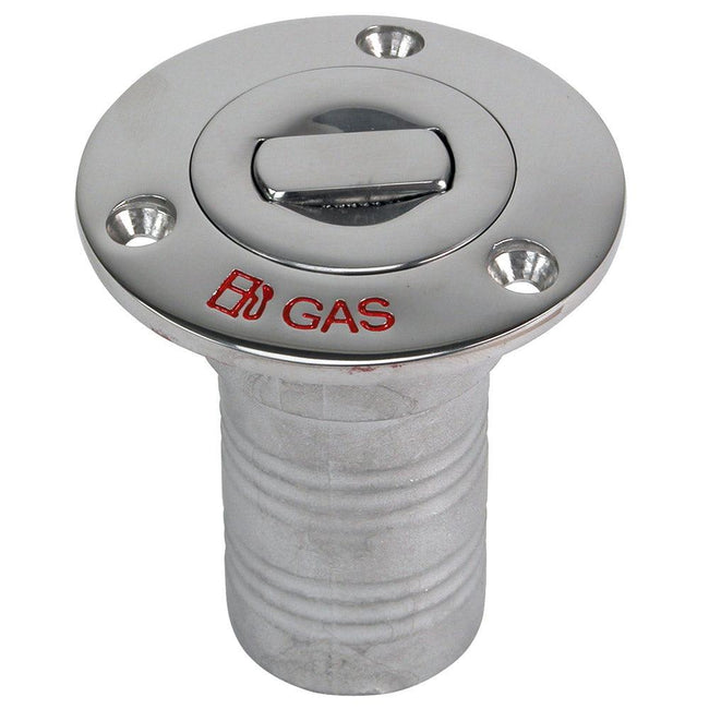 Whitecap Bluewater Push Up Deck Fill - 1-1/2" Hose - Gas [6993CBLUE] - Rough Seas Marine