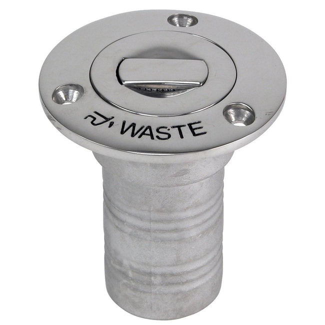 Whitecap Bluewater Push Up Deck Fill - 1-1/2" Hose - Waste [6996CBLUE] - Rough Seas Marine