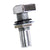 Whitecap Fuel Vent - Rectangular Head, Straight, 9/16" Hose [S-7031C] - Rough Seas Marine