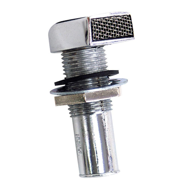 Whitecap Fuel Vent - Rectangular Head, Straight, 9/16" Hose [S-7031C] - Rough Seas Marine