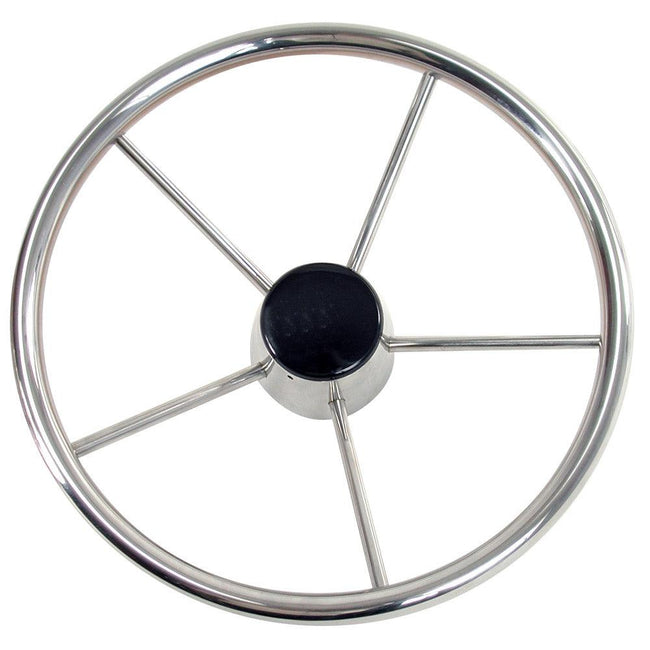 Whitecap Destroyer Steering Wheel - 15" Diameter [S-9002B] - Rough Seas Marine