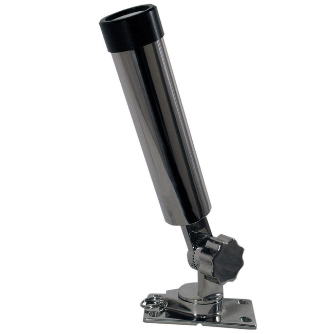 Whitecap Bluewater SS 360/180 Deg. Removable Rod Holder [S-7007CBLUE] - Rough Seas Marine