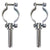 Whitecap Clamp-On Oarlocks - Zinc Plated [S-3541C] - Rough Seas Marine
