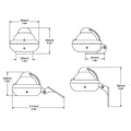 Ritchie X-10W-M RitchieSport Compass - Bracket Mount - White [X-10W-M] - Rough Seas Marine