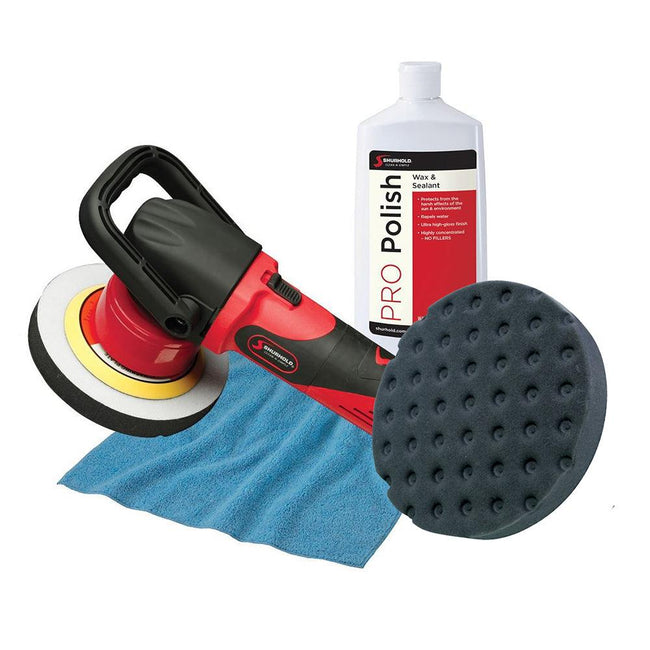 Shurhold Dual Action Polisher Start Kit w/Pro Polish, Pad & MicroFiber Towel [3101] - Rough Seas Marine