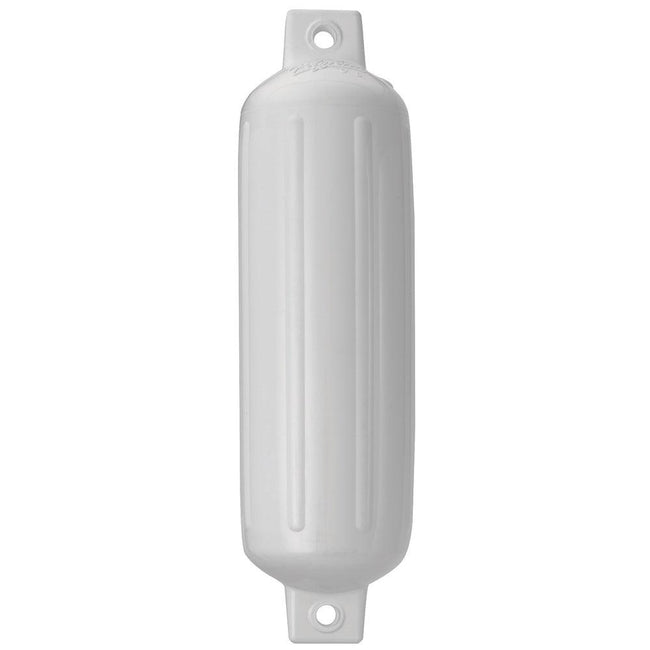 Polyform G-4 Twin Eye Fender 6.5" x 22" White [G-4-WHITEWO] - Rough Seas Marine