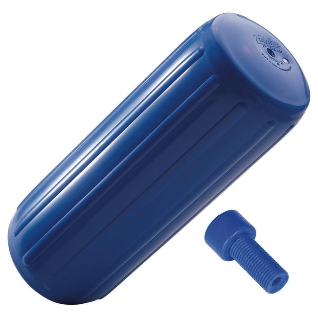 Polyform HTM-2 Fender 8.5" x 20.5" - Blue w/Adapter [HTM-2-BLUE] - Rough Seas Marine