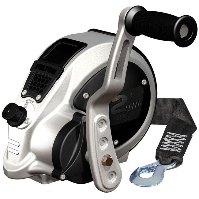 Fulton F2 Trailer Winch 3,200 lbs. - 2-Speed w/Strap [FW32000101] - Rough Seas Marine