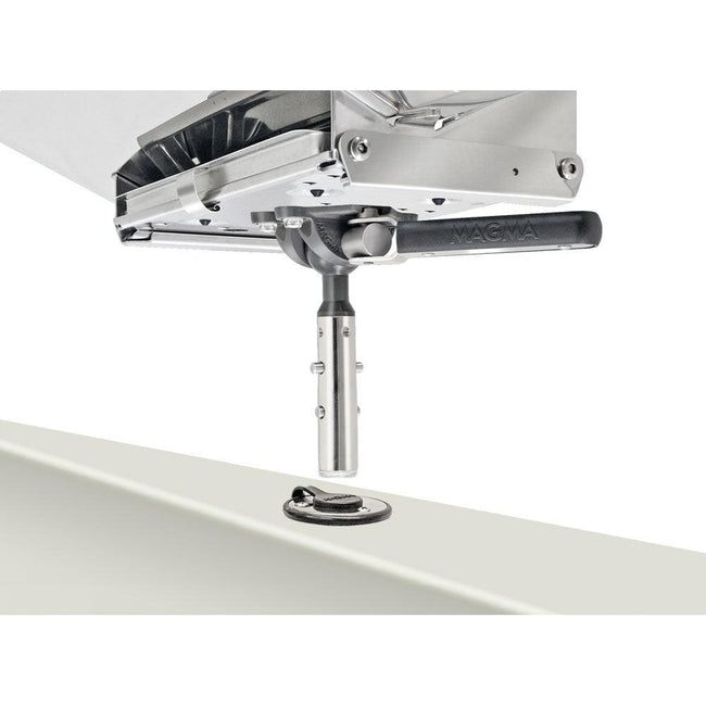 Magma Single Locking Flush Deck Socket w/LeveLock Mount  Flange [T10-327] - Rough Seas Marine