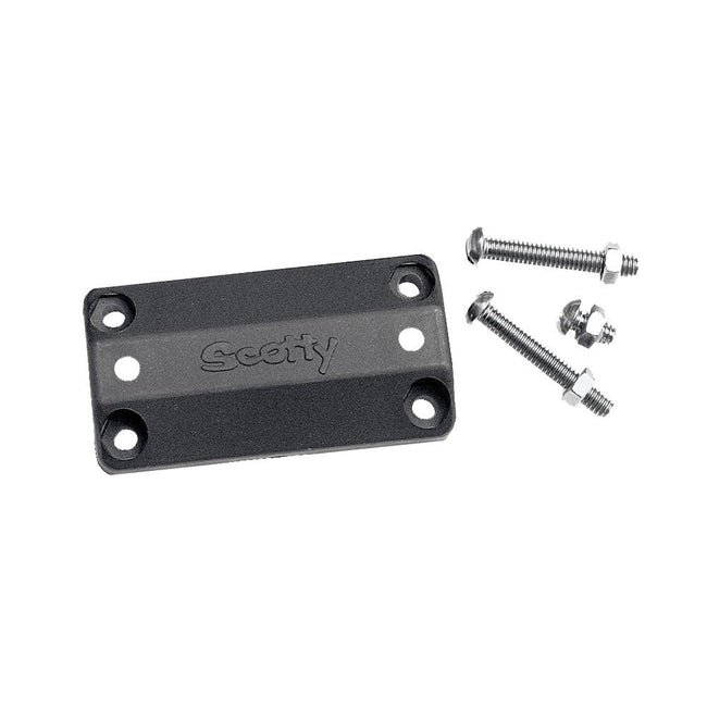 Scotty 242 Rail Mounting Adapter 7/8"-1" - Black [242-BK] - Rough Seas Marine