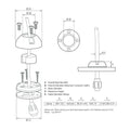 Scanstrut DS16-P Vertical Cable Seal [DS16-P] - Rough Seas Marine