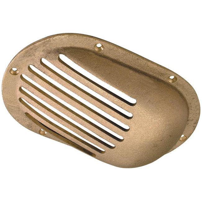 Perko 8" x 5-1/8" Scoop Strainer Bronze MADE IN THE USA [0066DP4PLB] - Rough Seas Marine