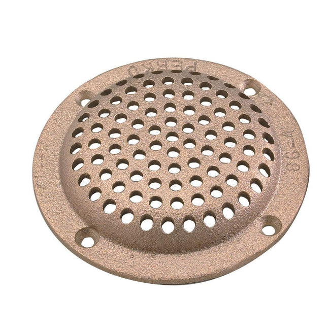 Perko 6" Round Bronze Strainer MADE IN THE USA [0086006PLB] - Rough Seas Marine