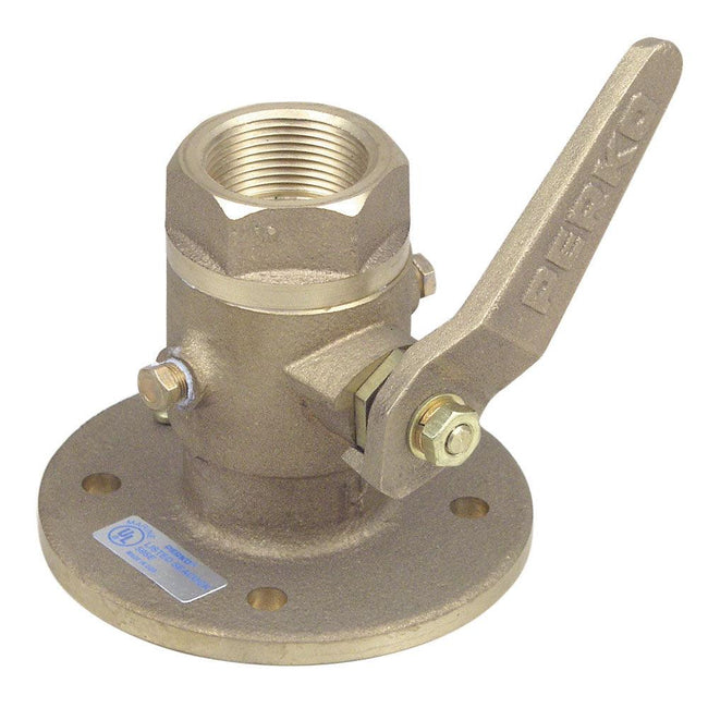 Perko 1-1/2" Seacock Ball Valve Bronze MADE IN THE USA [0805008PLB] - Rough Seas Marine