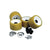 C.E. Smith Ribbed Roller Replacement Kit - 4 Pack - Gold [29310] - Rough Seas Marine