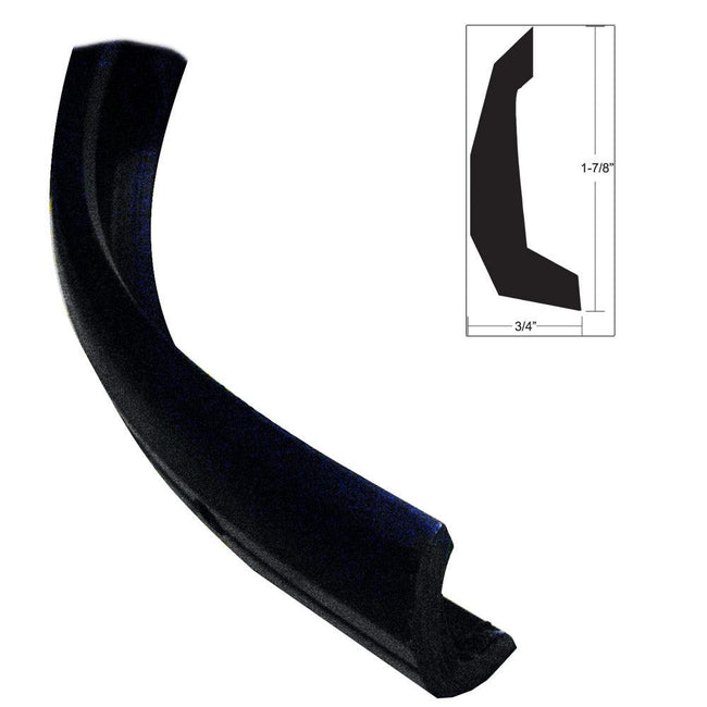 TACO Semi-Rigid Rub Rail Kit - Black w/No Insert - 30' [V11-4135BKA30-3] - Rough Seas Marine