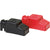 Blue Sea 4018 Square CableCap Insulators Pair Red/Black [4018] - Rough Seas Marine