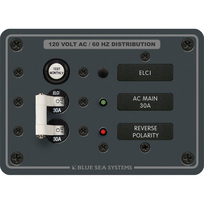 Blue Sea 8100 ELCI GFCI Panel [8100] - Rough Seas Marine