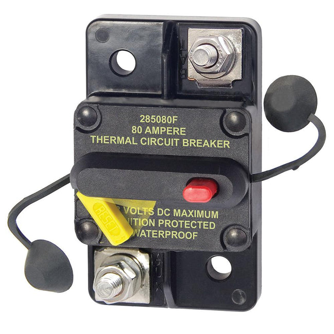 Blue Sea 7186 80 Amp Circuit Breaker Surface Mount 285 Series [7186] - Rough Seas Marine