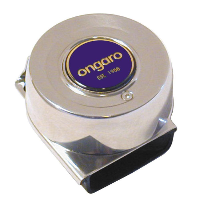 Schmitt  Ongaro All-Stainless Mini Compact Single Horn - 12V [10036] - Rough Seas Marine