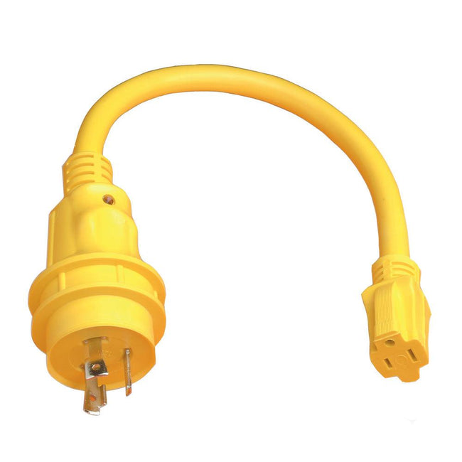 Marinco Pigtail Adapter - 15A Female to 30A Male [105SPP] - Rough Seas Marine