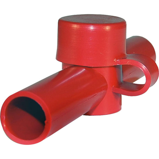 Blue Sea 4003 Cable Cap Dual Entry - Red [4003] - Rough Seas Marine