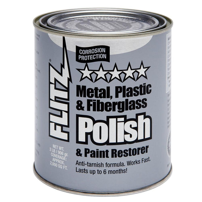 Flitz Polish - Paste - 2.0 lb. Quart Can [CA 03518-6] - Rough Seas Marine