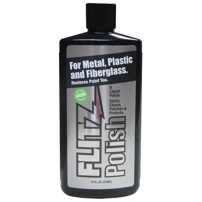 Flitz Polish - Liquid - 16 oz. Bottle [LQ 04506] - Rough Seas Marine