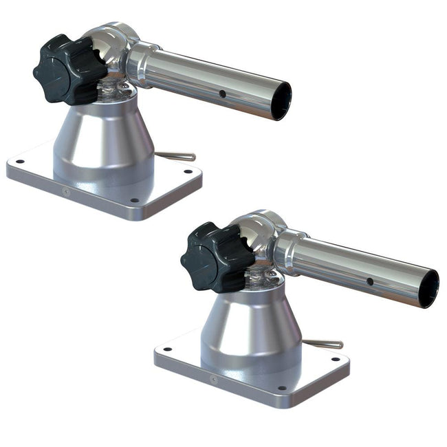 TACO Grand Slam 170 Outrigger Top Mounts - 1-1/8" (Pair) [GS-170] - Rough Seas Marine