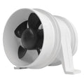 Attwood Turbo 4000 Series II Water-Resistant, In-Line Blower - 12V - White [1749-4] - Rough Seas Marine