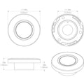 Lumitec Orbit - Flush Mount Down Light - White Finish - White Non-Dimming [112523] - Rough Seas Marine