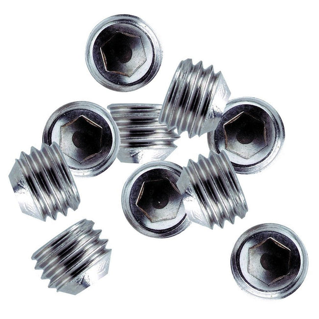 Whitecap 1/4"-28 Thread SS Set Screws - 10 Pack [6249C] - Rough Seas Marine