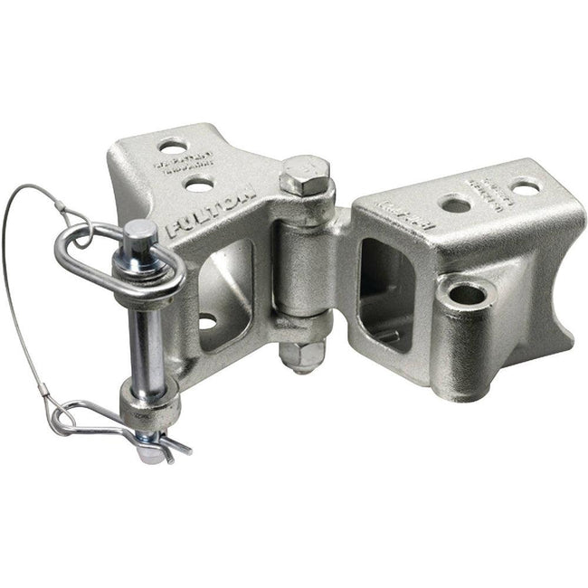 Fulton Fold-Away Bolt-On Hinge Kit 2" x 3" Trailer Beam, Rating 5,000 lbs., 48" Pivot, Z-Max 600 Zinc Finish [HDPB230101] - Rough Seas Marine