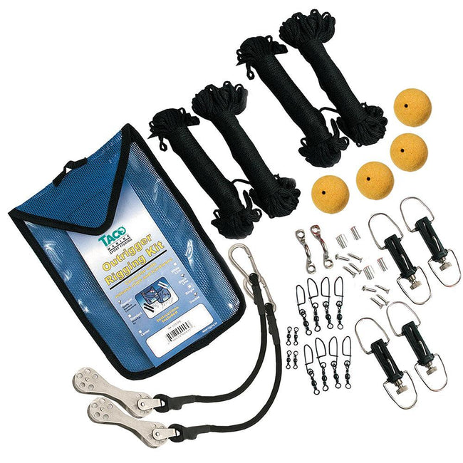 TACO Premium Double Rigging Kit f/2-Rigs on 2-Poles [RK-0002PB] - Rough Seas Marine