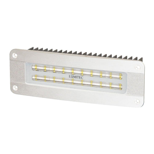 Lumitec Maxillume2 - High Power/Flush Mount Flood Light - White Finish - White Dimming [101135] - Rough Seas Marine