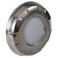 Lumitec Aurora - LED Dome Light - Polished SS Finish - 2-Color White/Blue Dimming [101138] - Rough Seas Marine