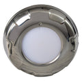 Lumitec Aurora - LED Dome Light - Polished SS Finish - 2-Color White/Blue Dimming [101138] - Rough Seas Marine