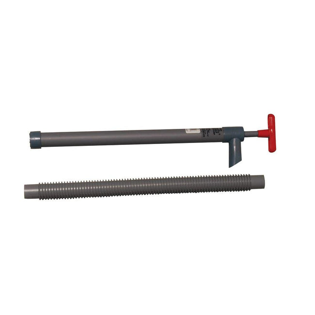 Beckson Thirsty-Mate Pump 18"L w/20" Flexible Reinforced Hose [118PF] - Rough Seas Marine