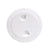 Beckson 4" Smooth Center Screw-Out Deck Plate - White [DP40-W] - Rough Seas Marine