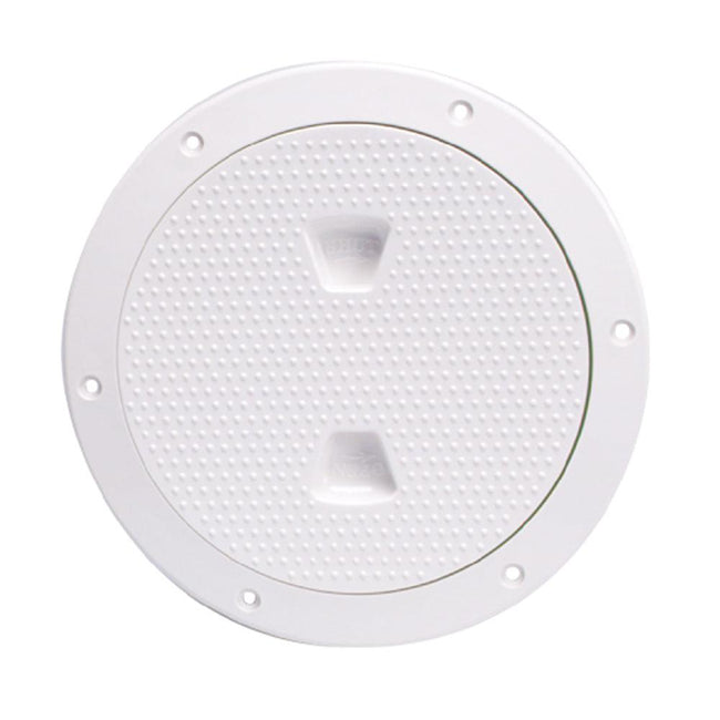 Beckson 6" Non-Skid Screw-Out Deck Plate - White [DP62-W] - Rough Seas Marine