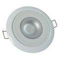 Lumitec Mirage - Flush Mount Down Light - Glass Finish/White Bezel - Warm White Dimming [113129] - Rough Seas Marine