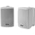 FUSION 4" Compact Marine Box Speakers - (Pair) White [MS-OS420] - Rough Seas Marine
