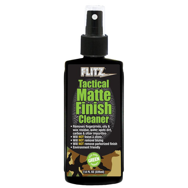 Flitz Tactical Matte Finish Cleaner - 7.6oz Spray [TM 81585] - Rough Seas Marine