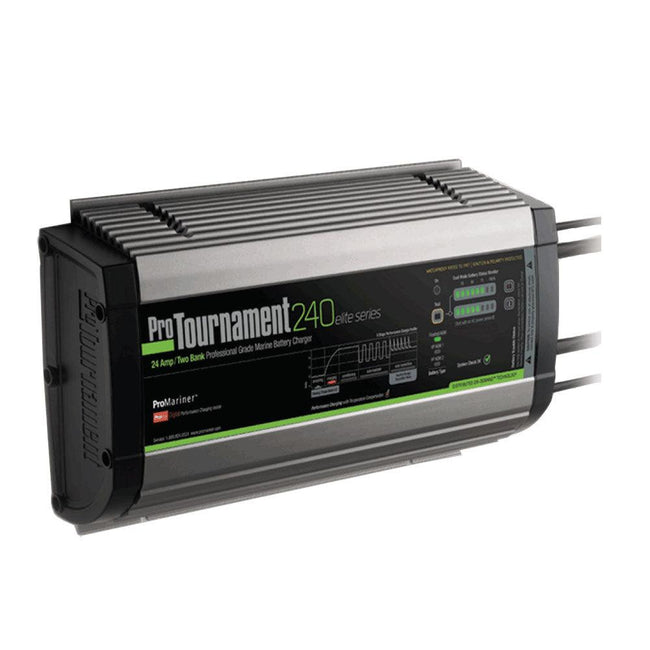 ProMariner ProTournament 240 elite Dual Charger - 24 Amp, 2 Bank [52024] - Rough Seas Marine