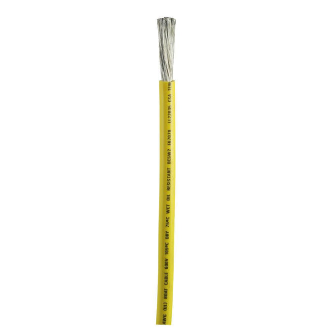 Ancor Yellow 2 AWG Battery Cable - Sold By The Foot [1149-FT] - Rough Seas Marine