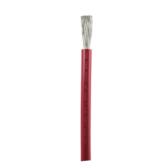 Ancor Red 1 AWG Battery Cable - Sold By The Foot [1155-FT] - Rough Seas Marine