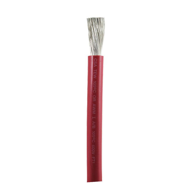 Ancor Red 2/0 AWG Battery Cable - Sold By The Foot [1175-FT] - Rough Seas Marine